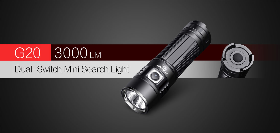 Klarus Flashlight G20 3000 Lum